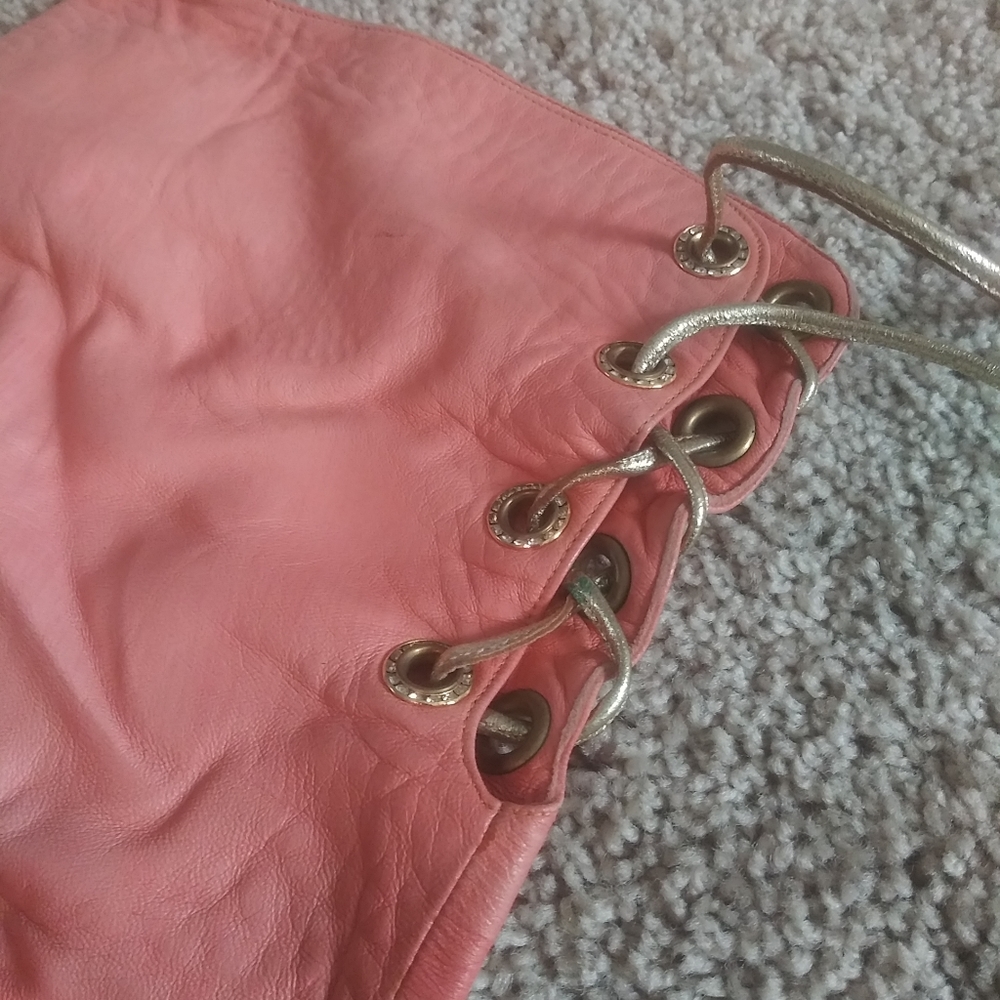 Absolutely Gorgeous Pink Leather Stilet - image 3